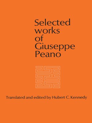 cover image of Selected Works of Giuseppe Peano